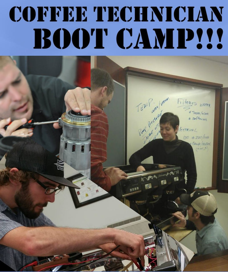 Coffee Technicians Bootcamp Including SCA Hydraulics, Electrical & Water & PM